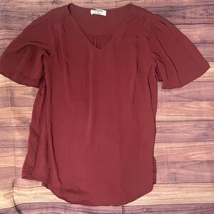 Waterfall sleeve blouse